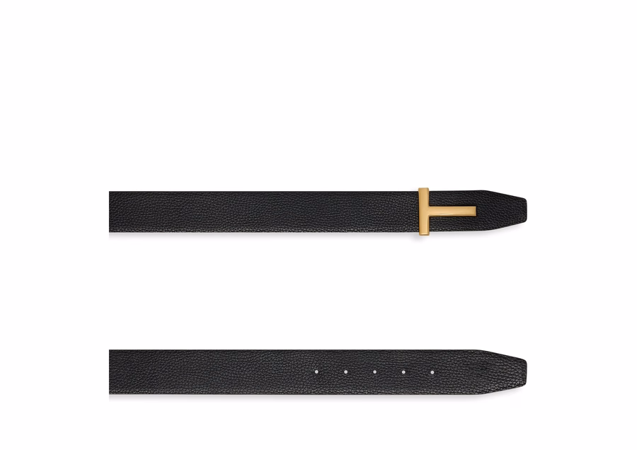 GRAIN LEATHER T ICON BELT