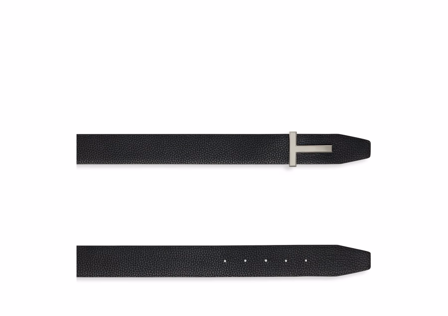GRAIN LEATHER T ICON BELT