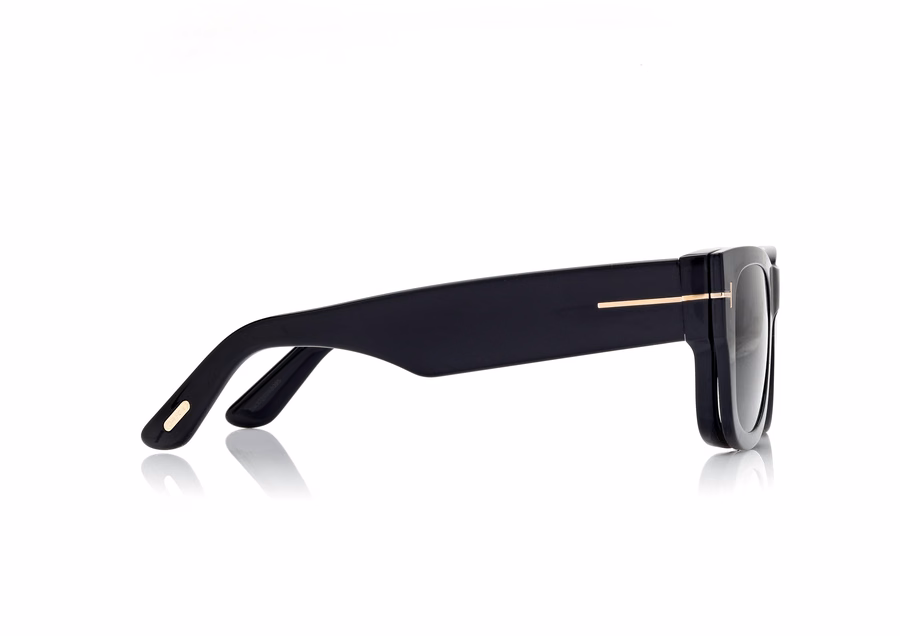 BLUE BLOCK SQUARE OPTICALS WITH CLIP ON SUNGLASSES