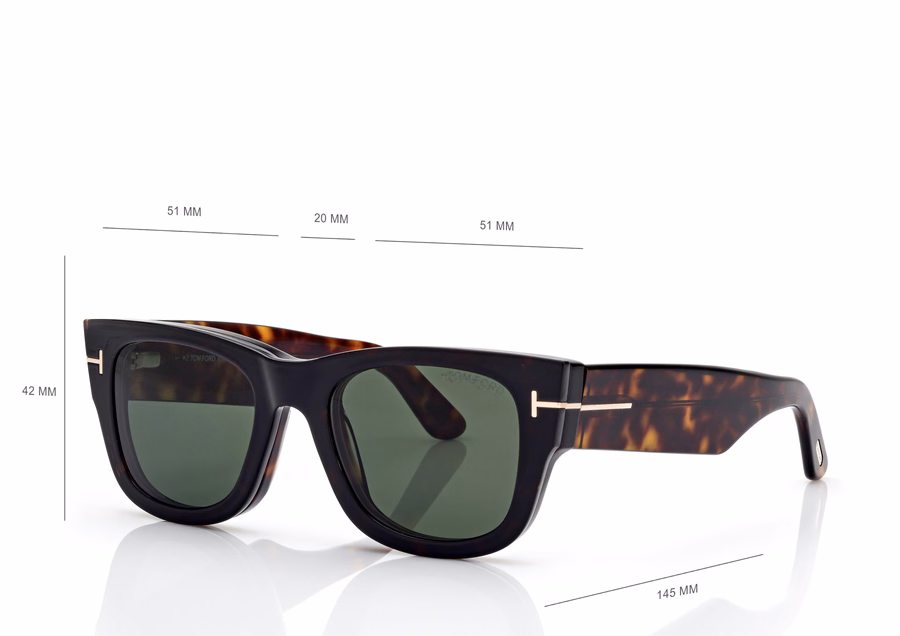 BLUE BLOCK SQUARE OPTICALS WITH CLIP ON SUNGLASSES