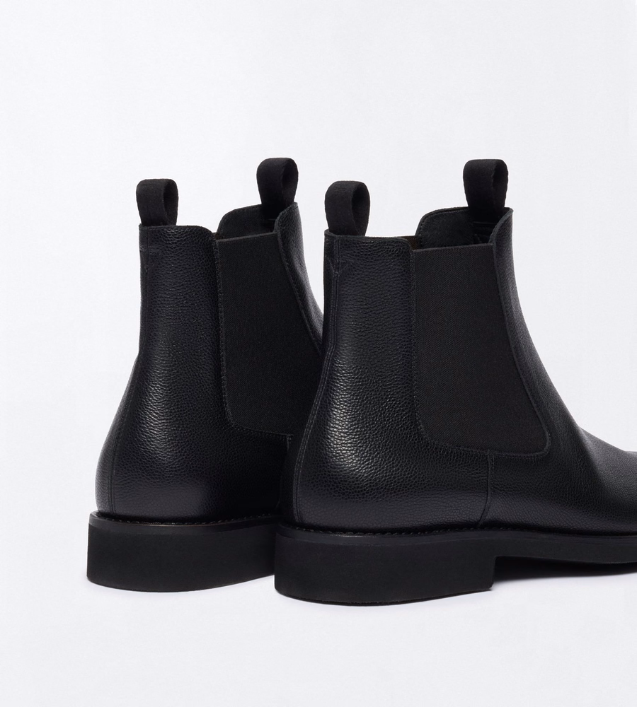 GRAIN LEATHER OWEN CHELSEA BOOT
