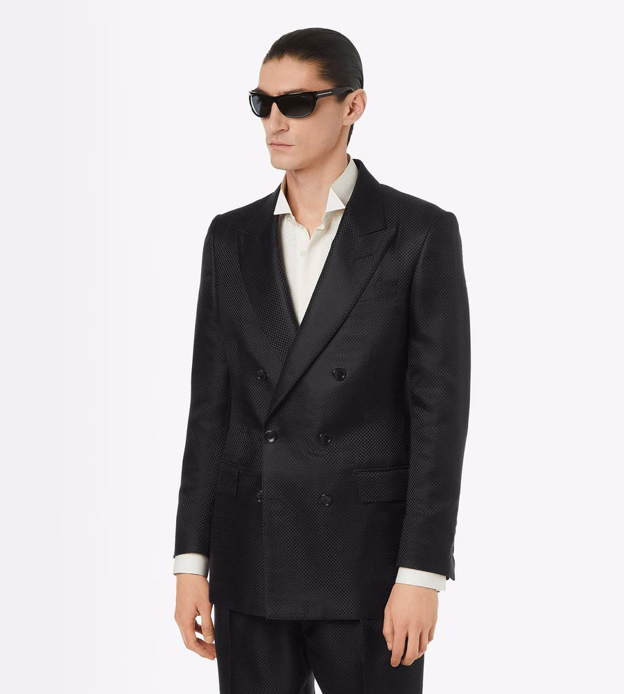 SILK GRAND HOPSACK JACKET