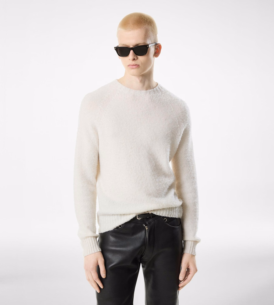 SCOTTISH TEASEL CASHMERE CREW NECK