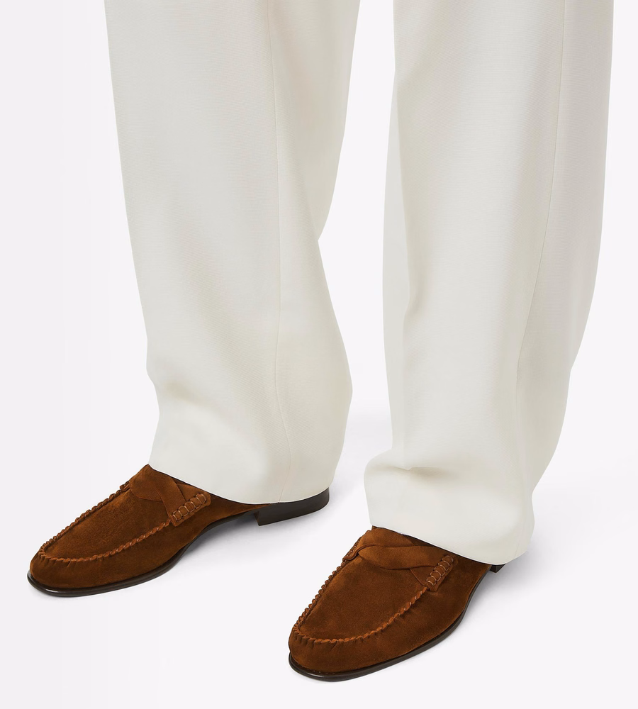 SUEDE TWISTED BAND RIPLEY LOAFER