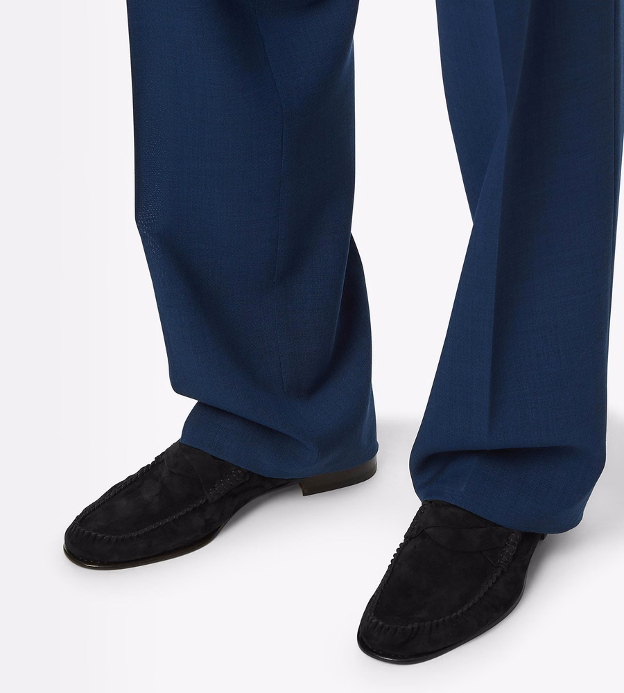 SUEDE TWISTED BAND RIPLEY LOAFER