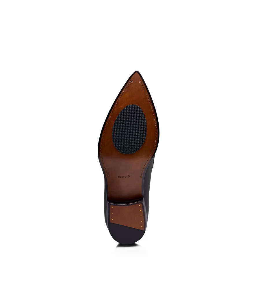 BRUSHED LEATHER LOAFER