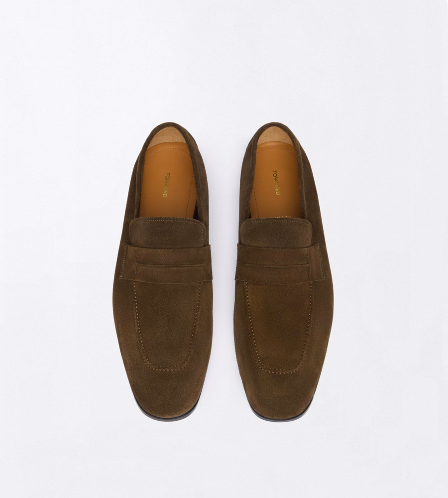 SUEDE SEAN PENNY LOAFER