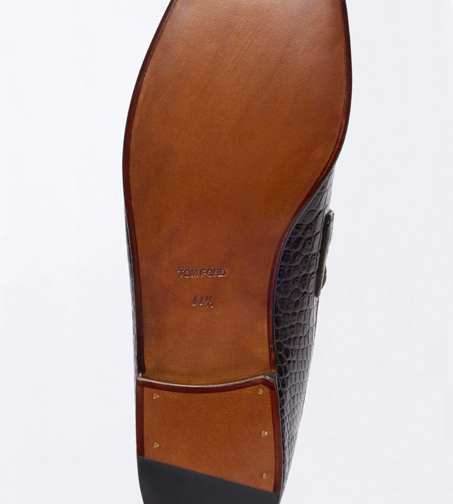 SOFT PRINTED ALLIGATOR DOUBLE T HARDWARE GIGI LOAFER