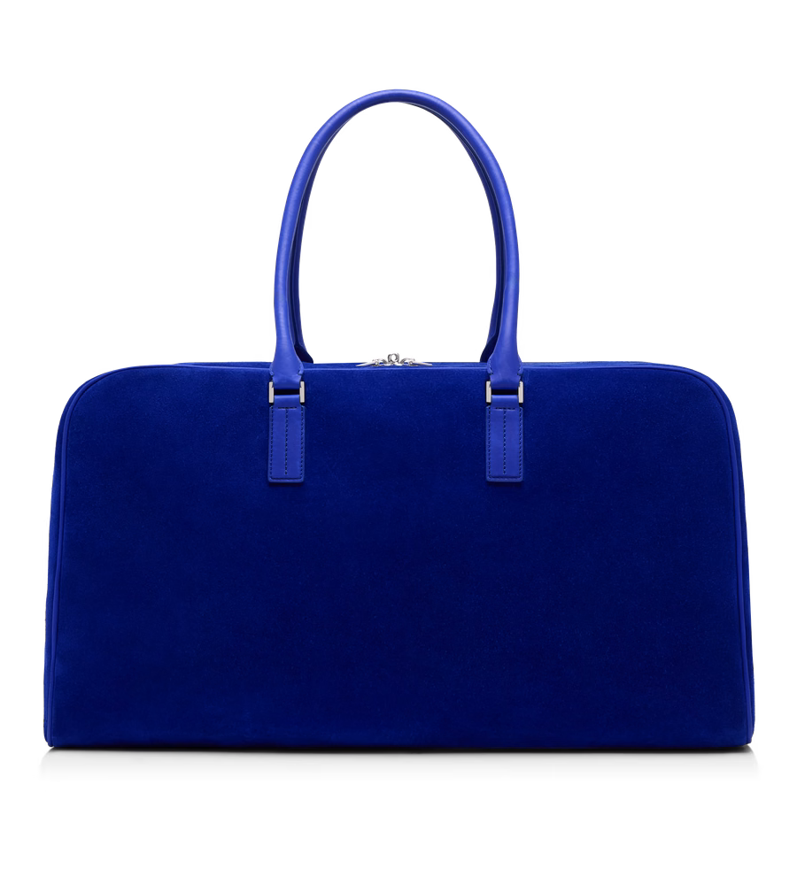 SUEDE BOWLING BAG
