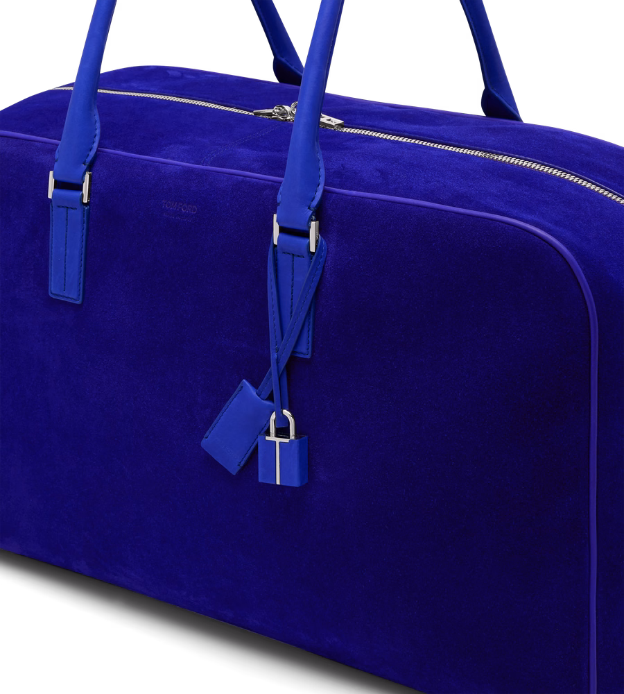 SUEDE BOWLING BAG