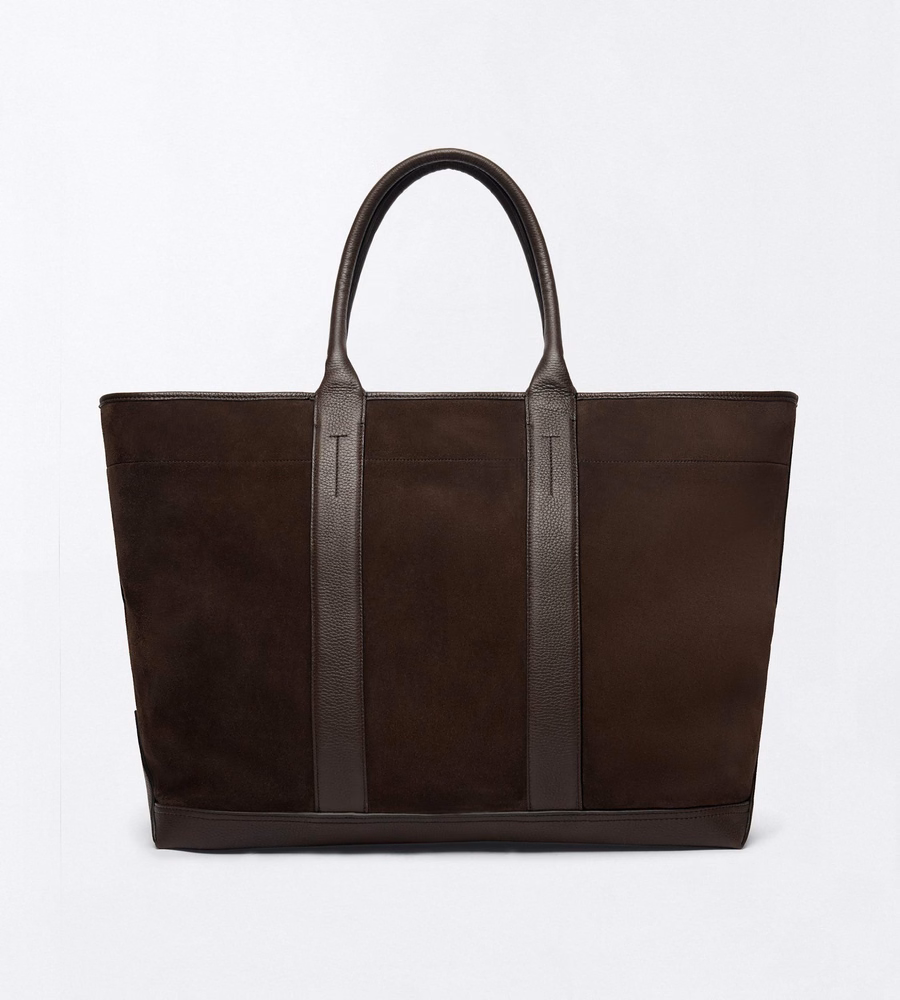 LARGE SUEDE TOTE