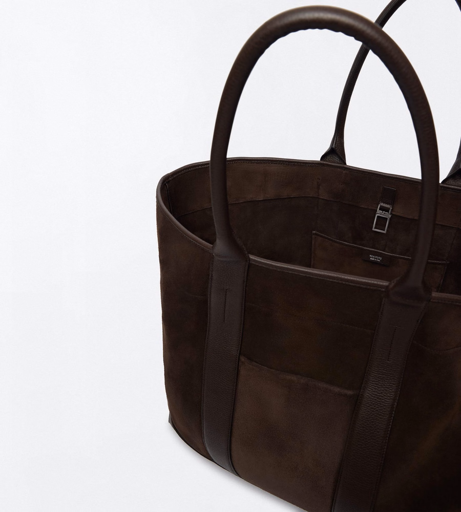 LARGE SUEDE TOTE