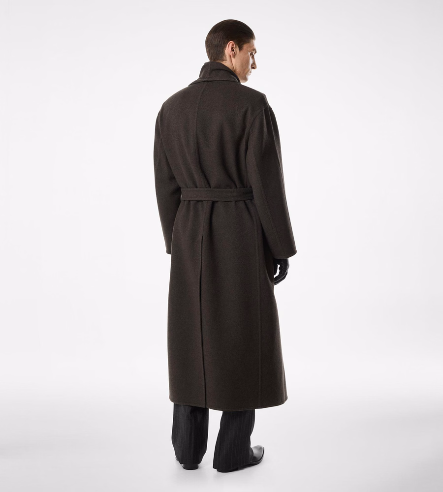 DOUBLE SPLITTABLE CASHMERE SHAWL COAT