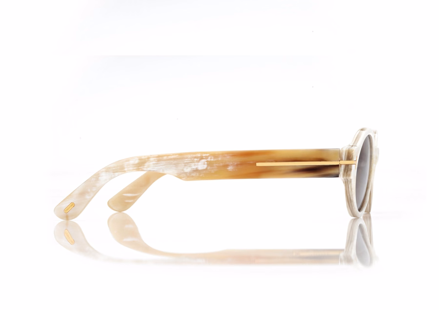 OVAL HORN SUNGLASSES