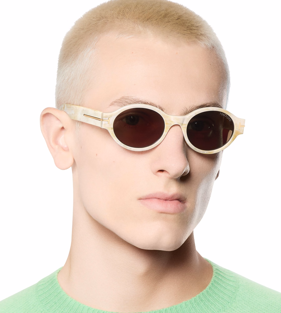 OVAL HORN SUNGLASSES