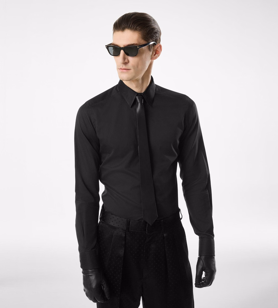 COTTON SILK CLASSIC FIT SHIRT