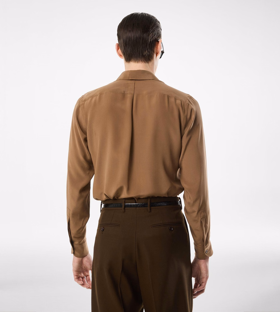SILK FLUID FIT SHIRT