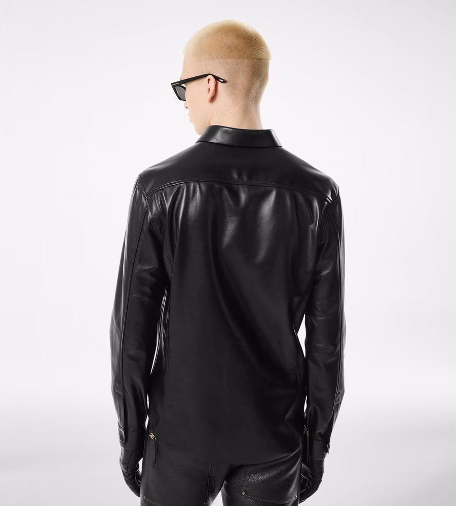 SOFT NAPPA PLONGE SHIRT