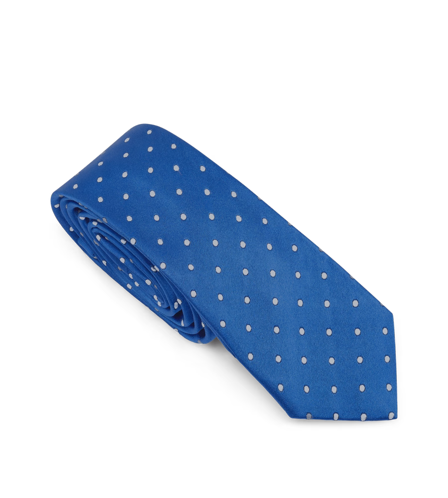 SATIN POLKA DOT TIE