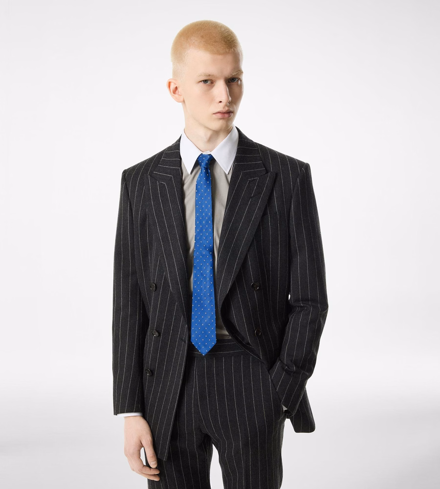 SATIN POLKA DOT TIE