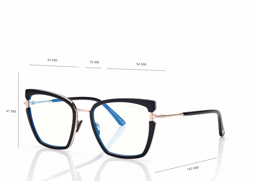 BLUE BLOCK BUTTERFLY OPTICALS
