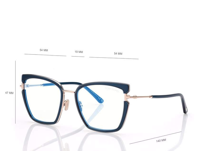 BLUE BLOCK BUTTERFLY OPTICALS