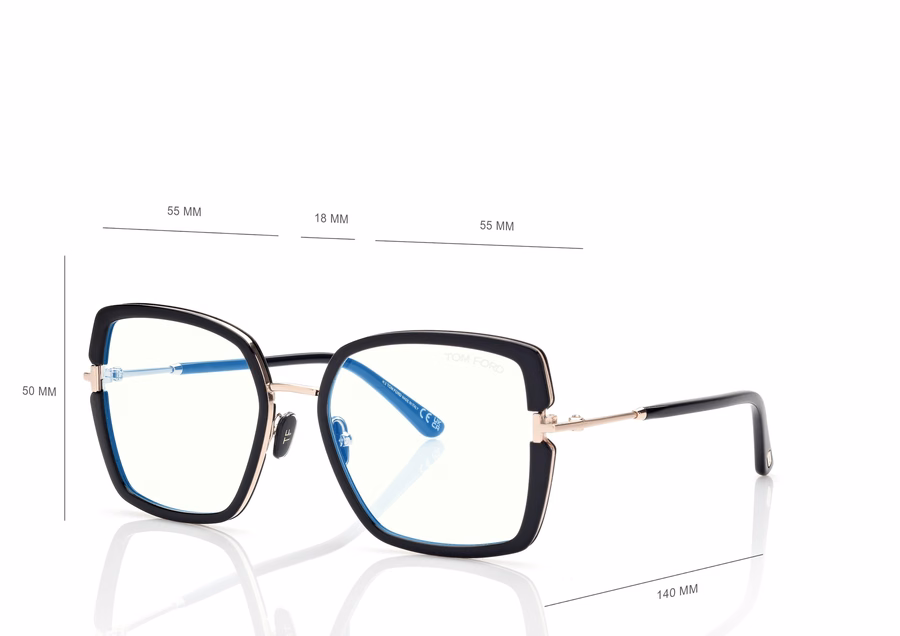 BLUE BLOCK SQUARE OPTICALS