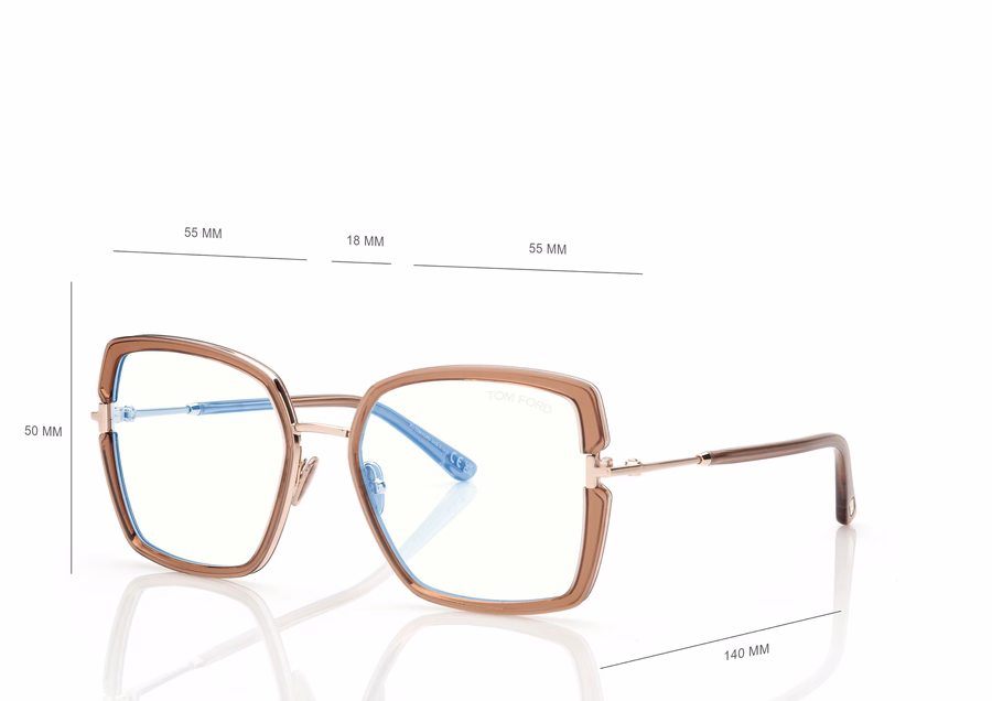 BLUE BLOCK SQUARE OPTICALS