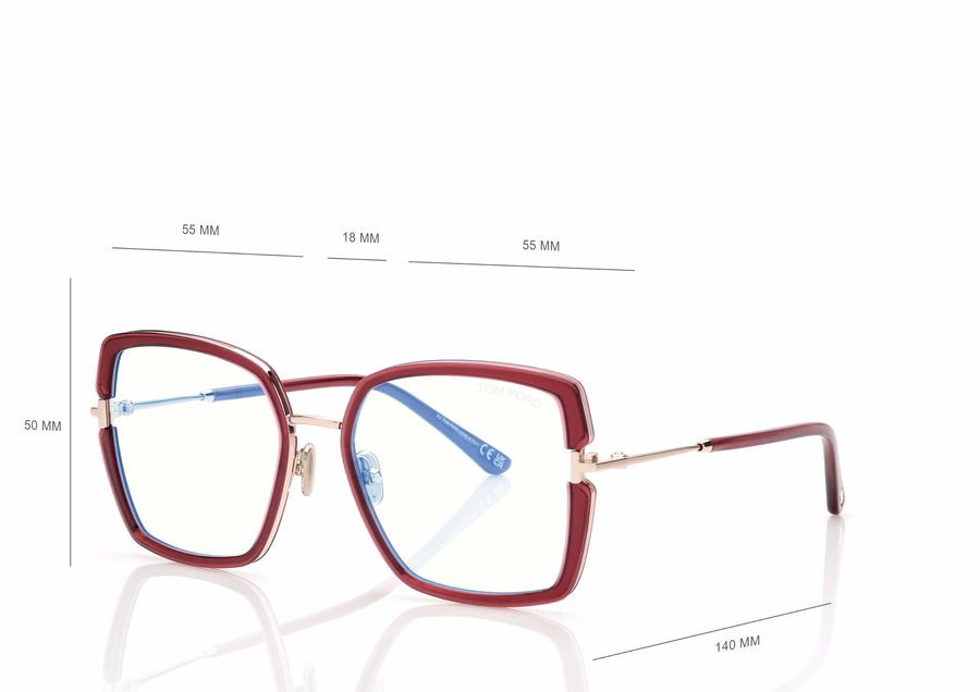 BLUE BLOCK SQUARE OPTICALS