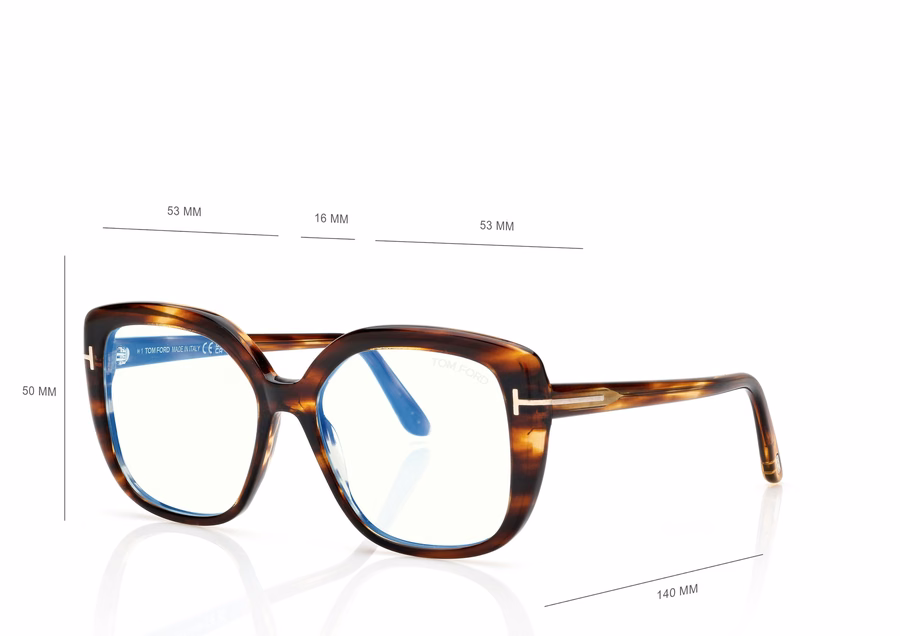 BLUE BLOCK SQUARE OPTICALS