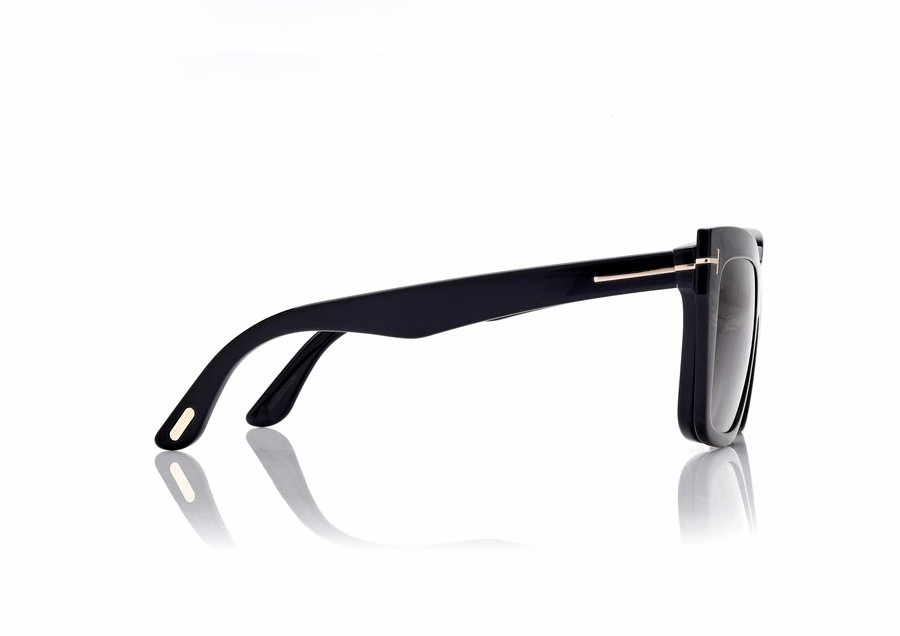 BLUE BLOCK SQUARE OPTICALS WITH CLIP ON SUNGLASSES