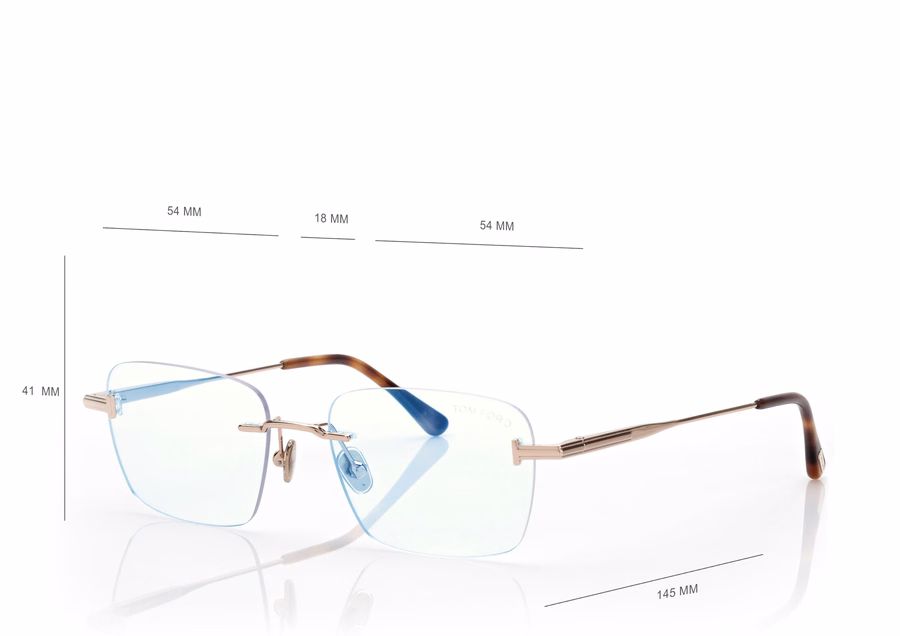 BLUE BLOCK RECTANGULAR OPTICALS
