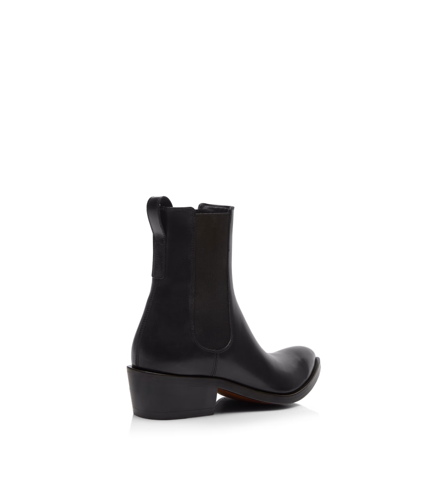 BURNISHED LEATHER CHELSEA BOOT