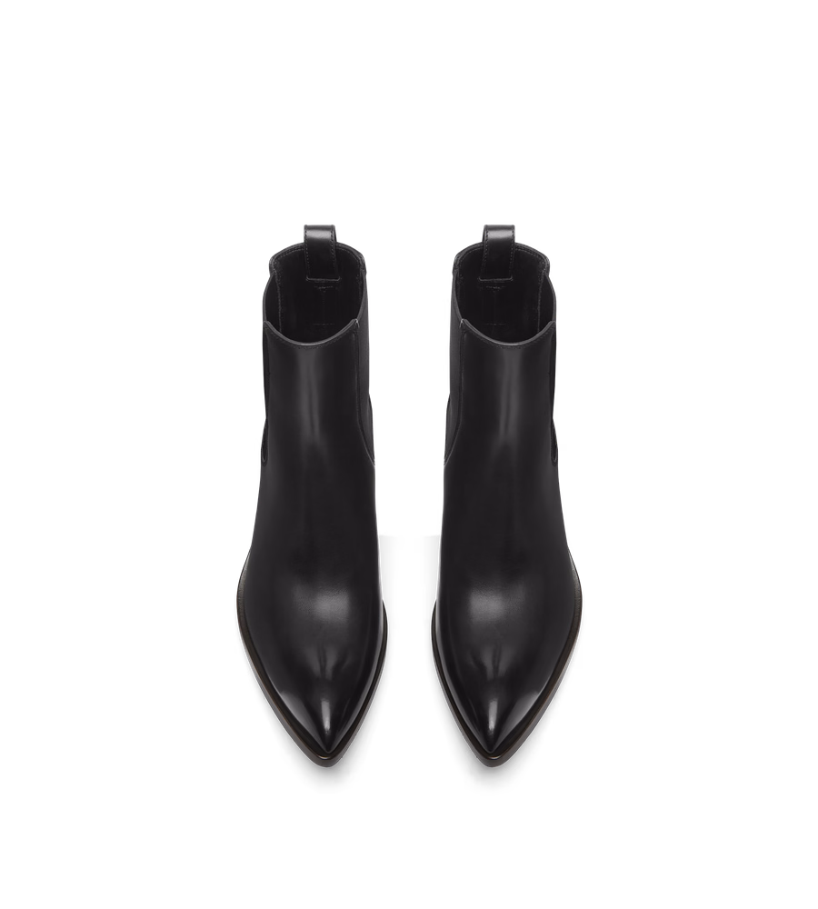 BURNISHED LEATHER CHELSEA BOOT