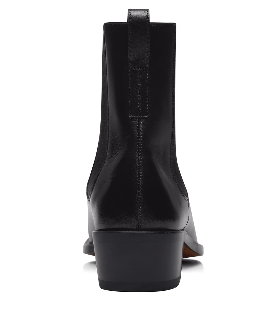 BURNISHED LEATHER CHELSEA BOOT