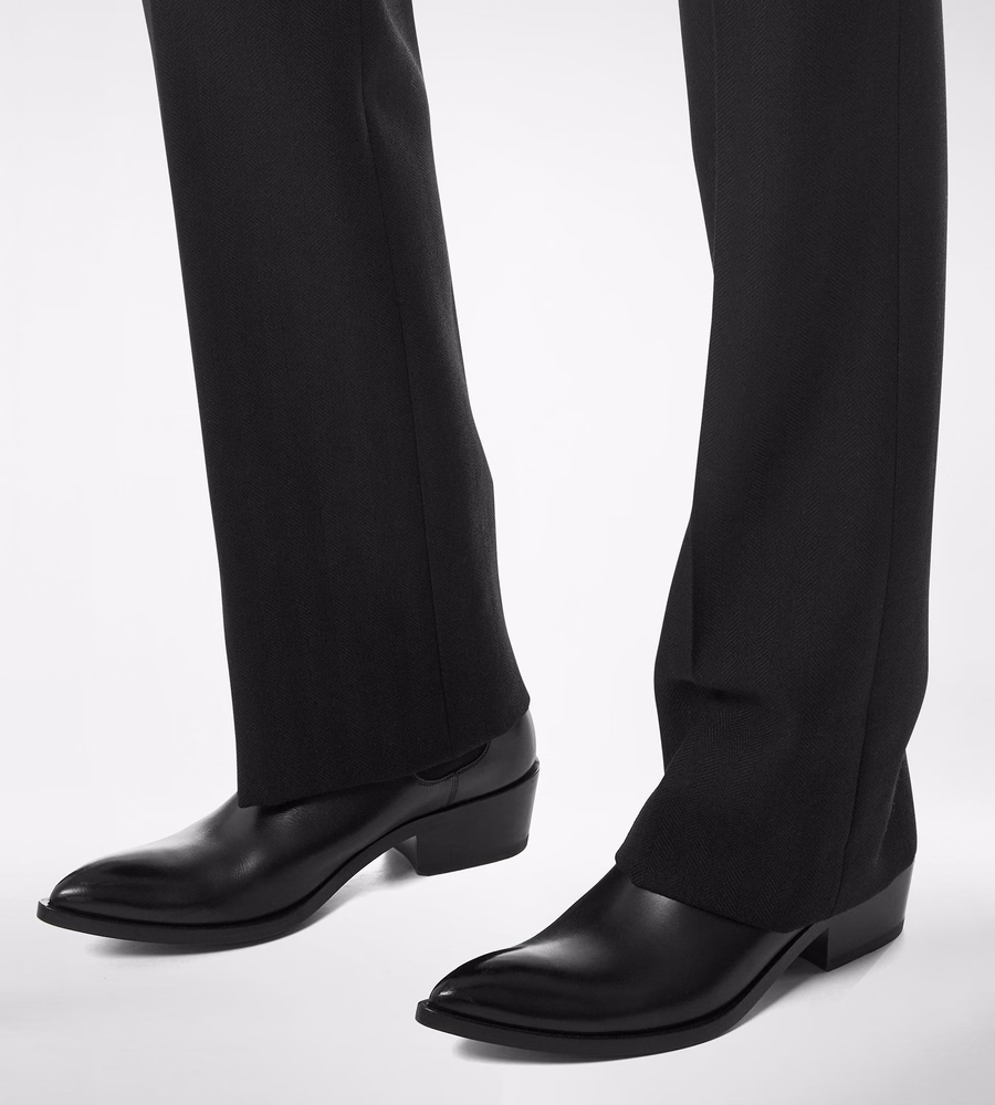 BURNISHED LEATHER CHELSEA BOOT