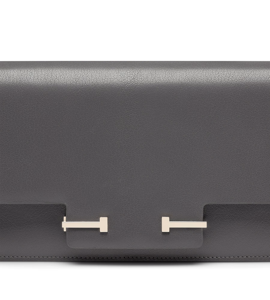 SUPPLE GRAIN LEATHER AUBE E/W SHOULDER BAG