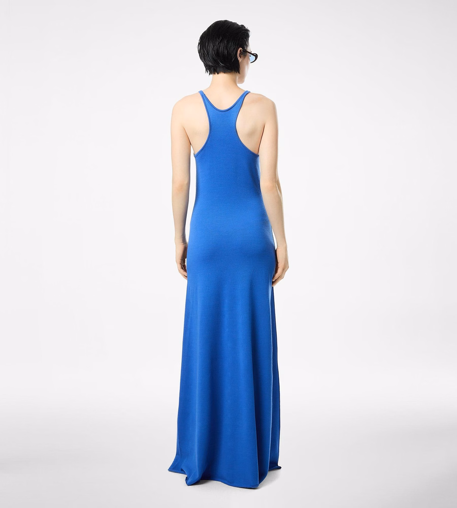 FINE MERINO SLEEVELESS LONG TANK DRESS