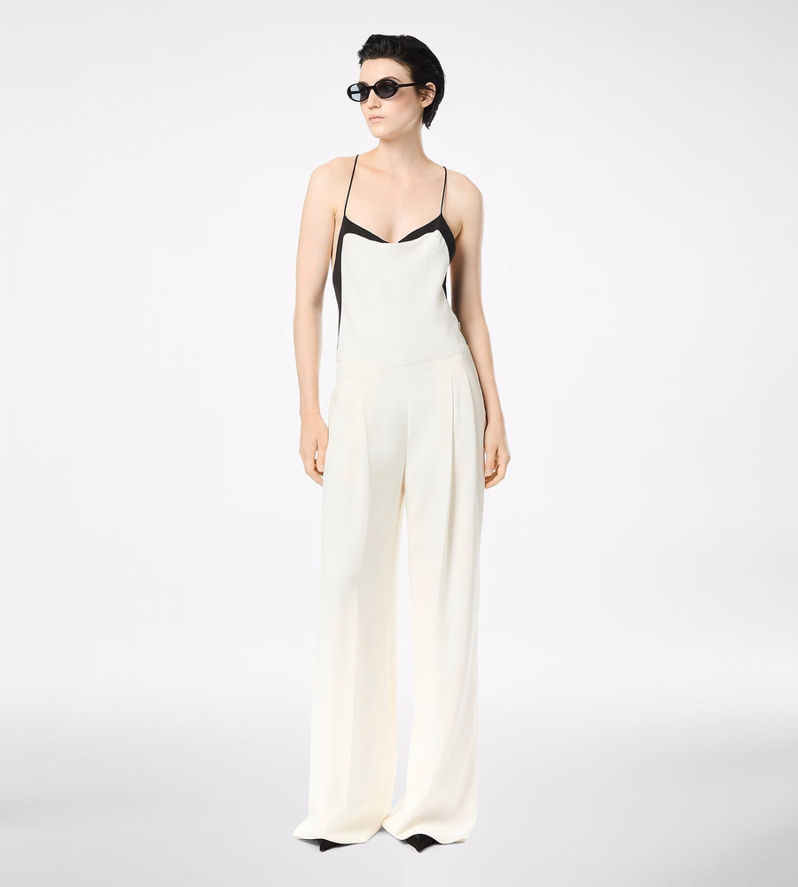 DOUBLE GEORGETTE STRETCH CAMISOLE JUMPSUIT