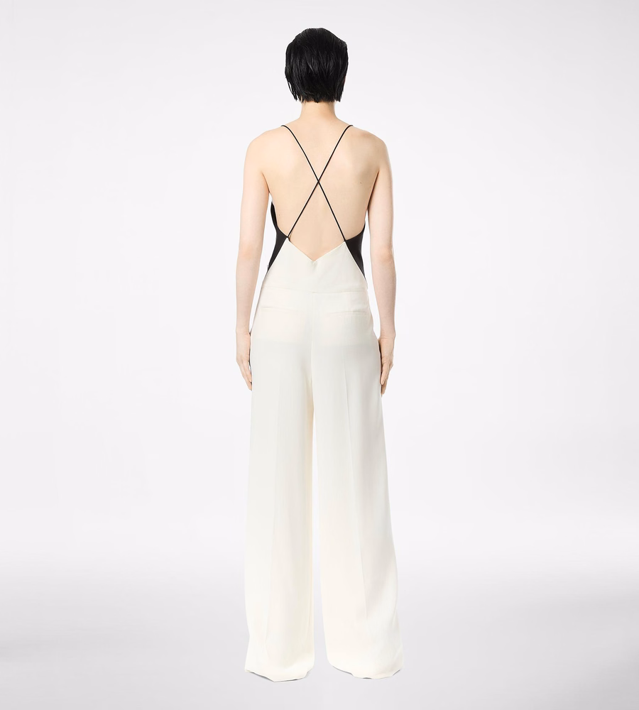 DOUBLE GEORGETTE STRETCH CAMISOLE JUMPSUIT