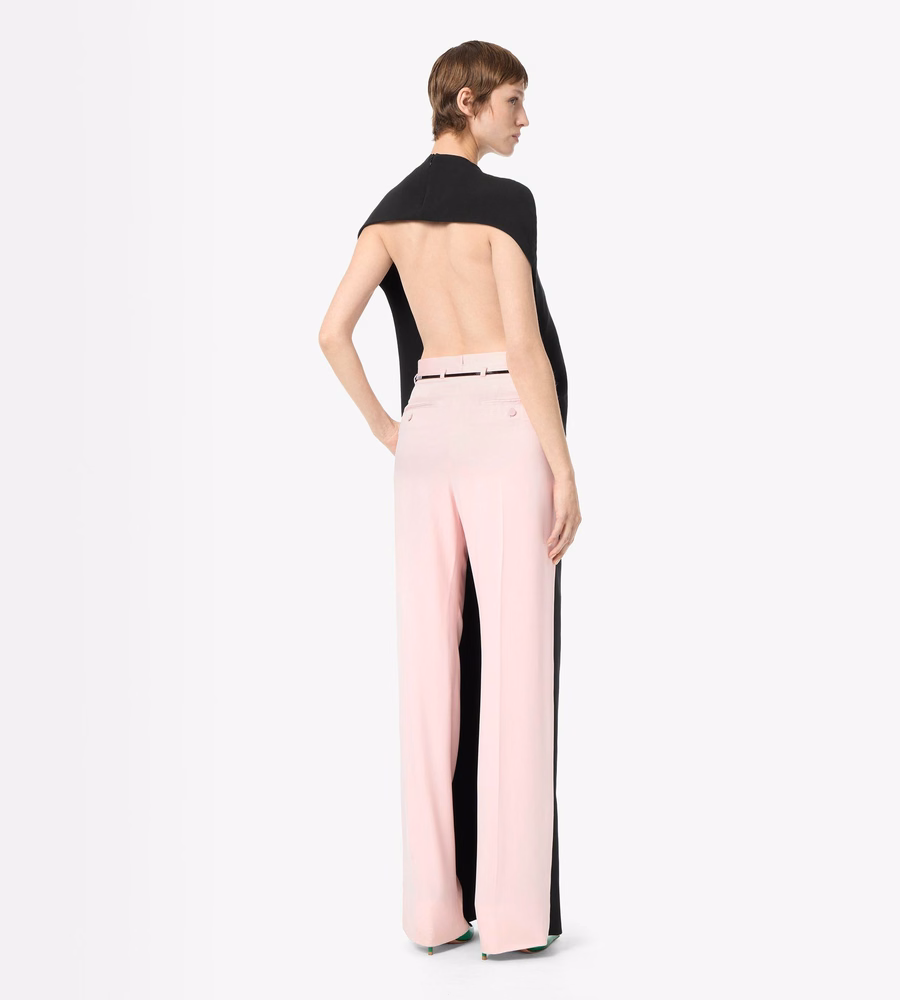IMPOSSIBLE BACKLESS CAP SLEEVE BIPART JUMPSUIT