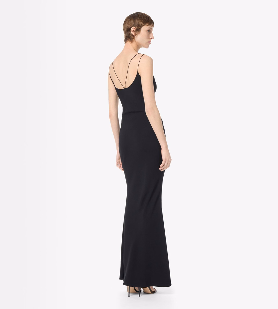 COCKTAIL SLIP DRESS WITH DOUBLE STRAPS