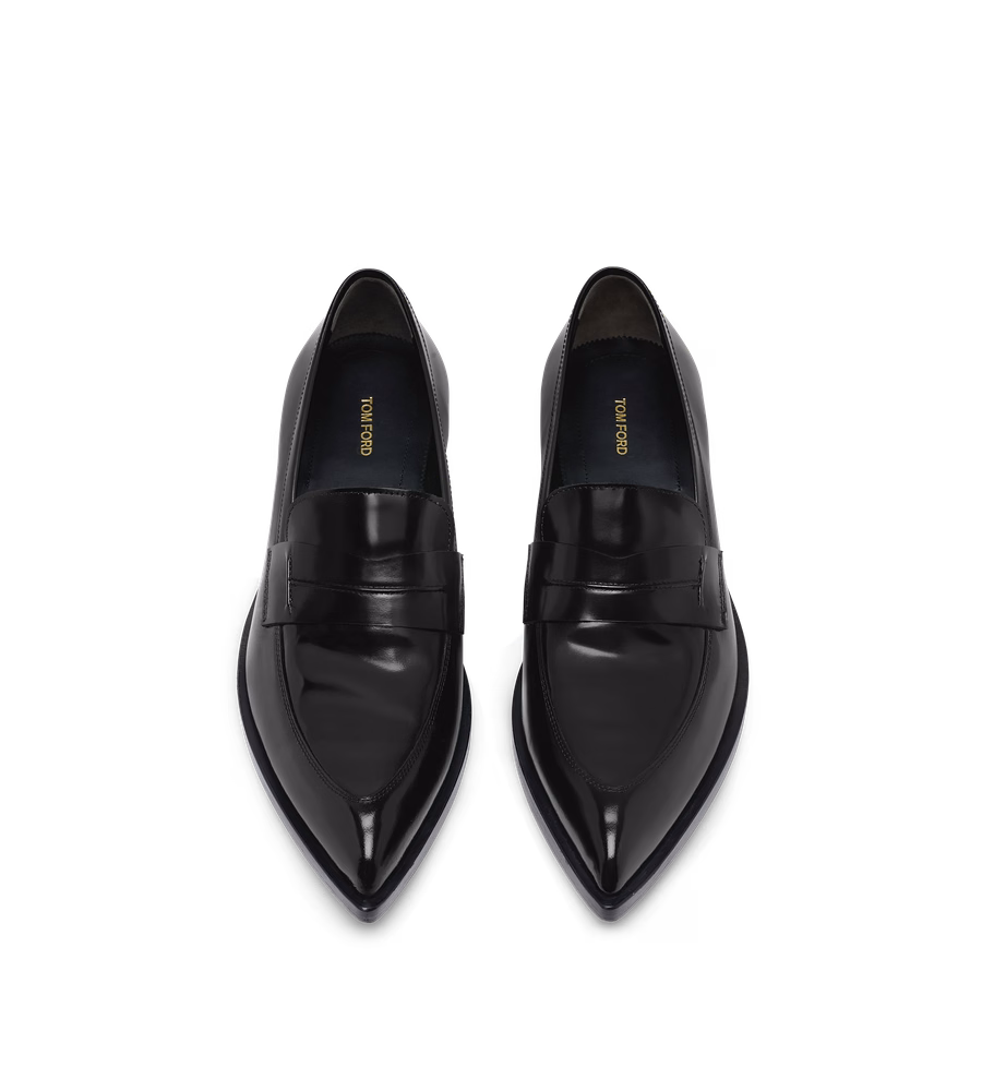 BRUSHED LEATHER EVA LOAFER
