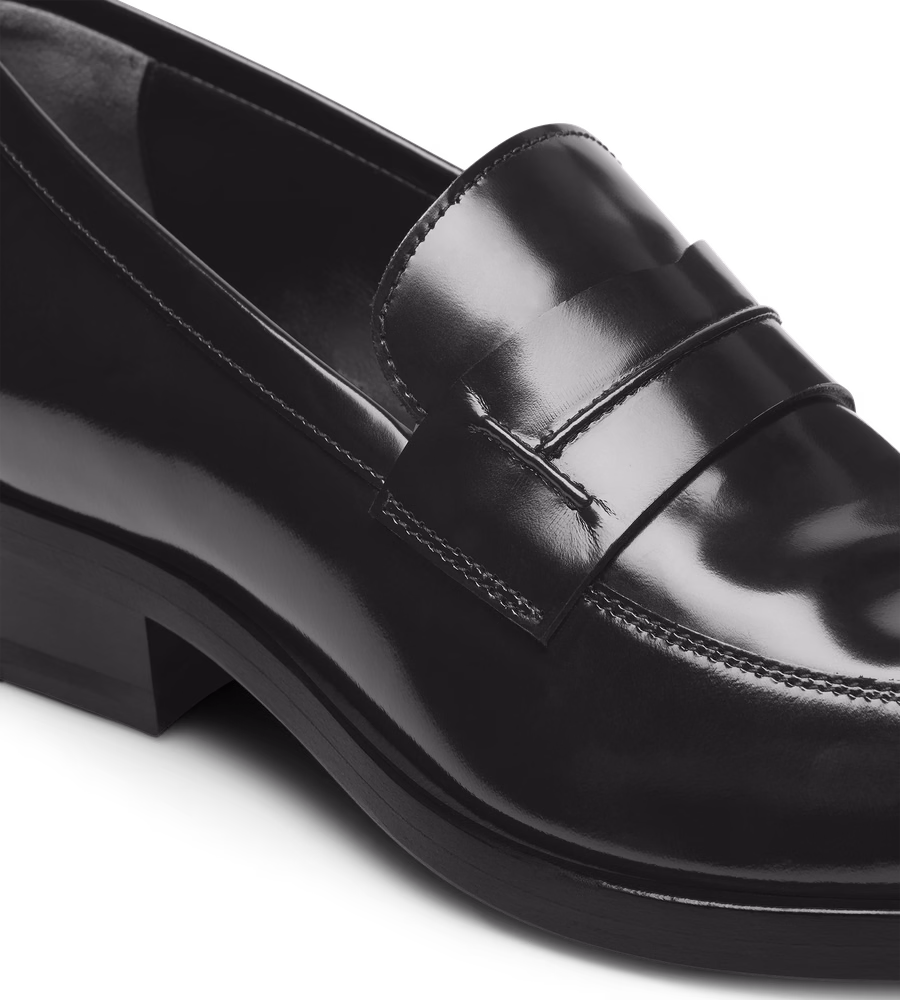 BRUSHED LEATHER EVA LOAFER