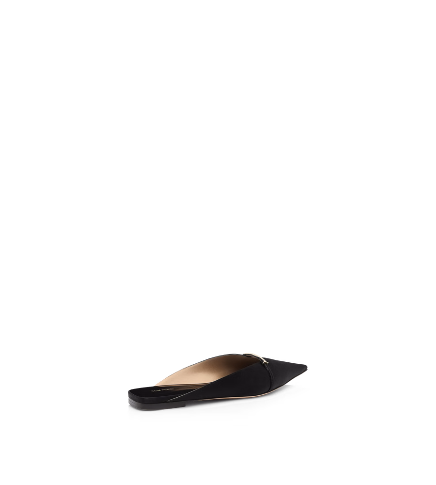 SATIN JULIANNE MULE