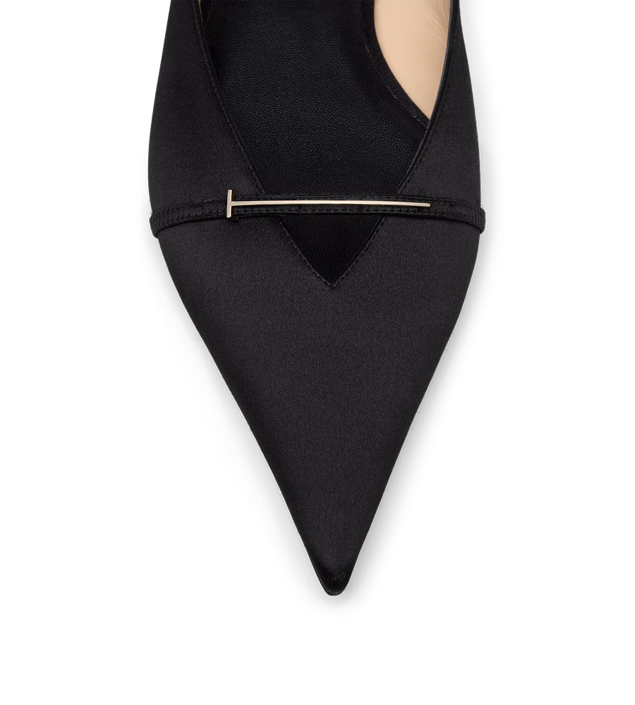 SATIN JULIANNE MULE