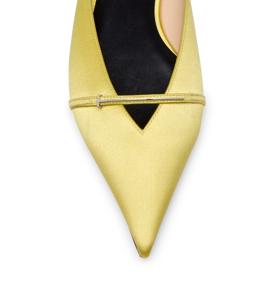 SATIN JULIANNE MULE