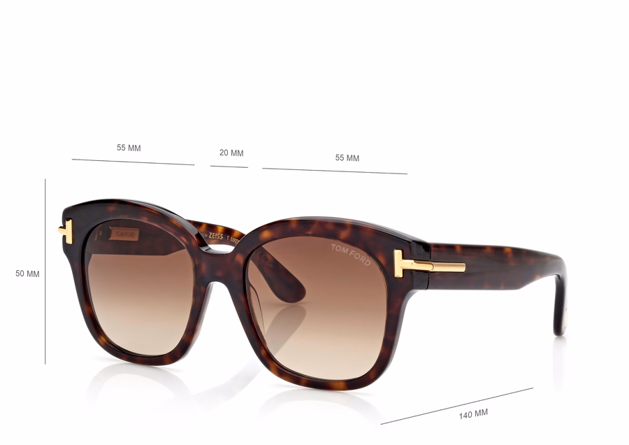 ICON OVERSIZED SQUARE SUNGLASSES