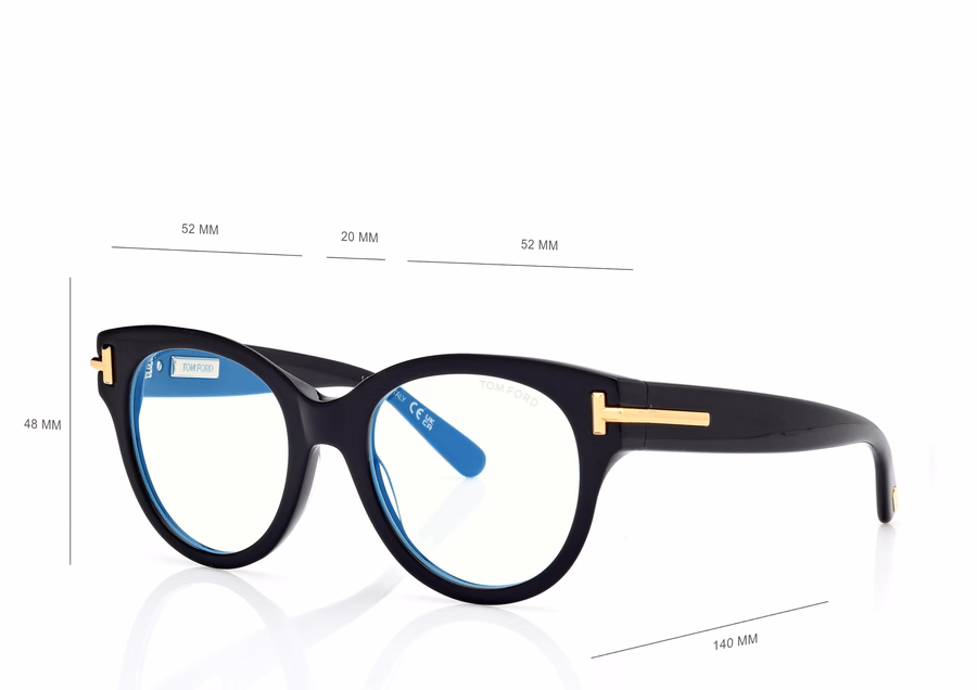ICON BLUE BLOCK ROUND OPTICALS