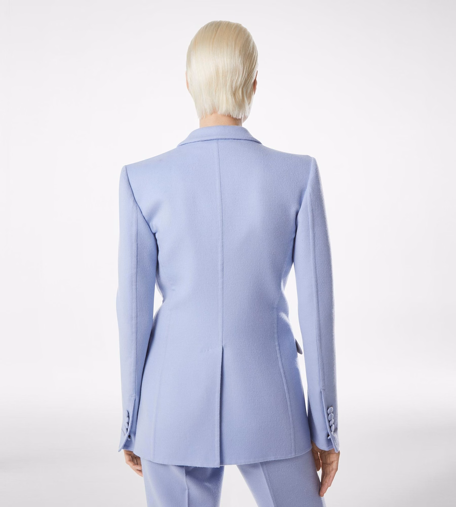 DOUBLE FACE LIGHT WOOL SINGLE BREASTED JACKET